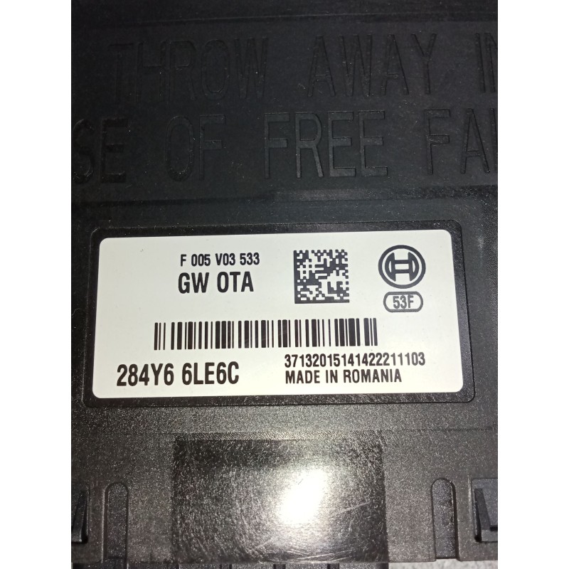 Recambio de modulo electronico para renault arkana i (lcm_, ldn_) 1.6 e-tech 145 (ldmu) referencia OEM IAM 284Y66LE6C F005V03533