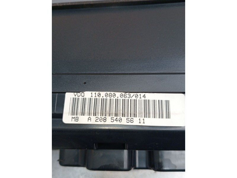 Recambio de cuadro instrumentos para mercedes-benz clk (c208) clk 320 (208.365) referencia OEM IAM 110080063014 A2085405611 1997