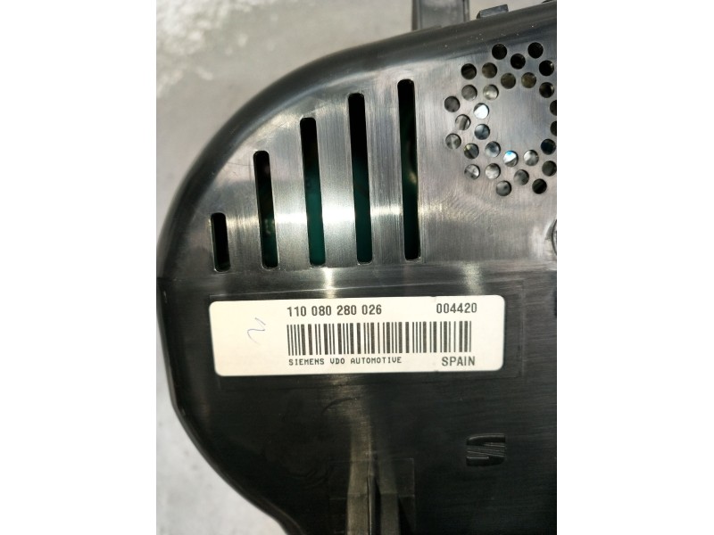 Recambio de cuadro instrumentos para seat leon (1p1) 2.0 tdi 16v referencia OEM IAM 110080280026 004420 2005