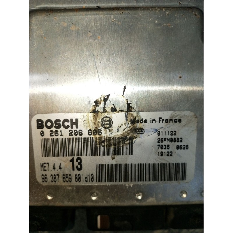 Recambio de centralita motor uce para citroën xsara (n1) 1.6 16v referencia OEM IAM 0261206606 9638765980 26FM0882 ME744 2001