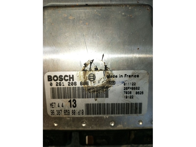 Recambio de centralita motor uce para citroën xsara (n1) 1.6 16v referencia OEM IAM 0261206606 9638765980 26FM0882 ME744 2001