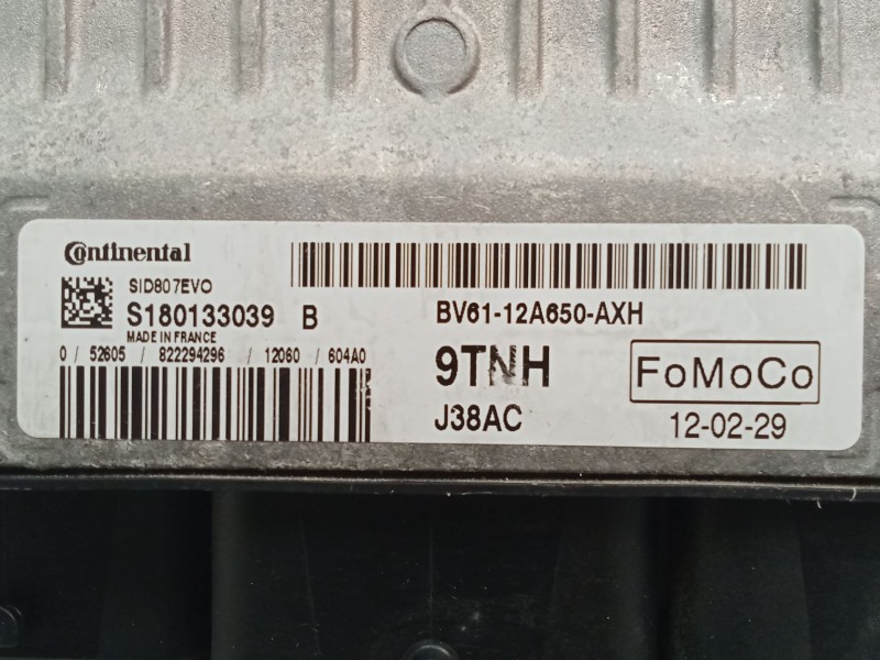 Recambio de centralita motor uce para ford focus iii 1.6 tdci referencia OEM IAM BV6112A650AXH SID807EVO S180133039. 82294296