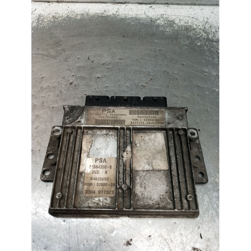 Recambio de centralita motor uce para peugeot 206 hatchback (2a/c) 1.4 i referencia OEM IAM 9651500880 S20002A 9644625680 2003