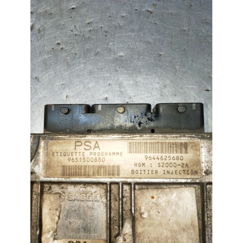 Recambio de centralita motor uce para peugeot 206 hatchback (2a/c) 1.4 i referencia OEM IAM 9651500880 S20002A 9644625680 2003