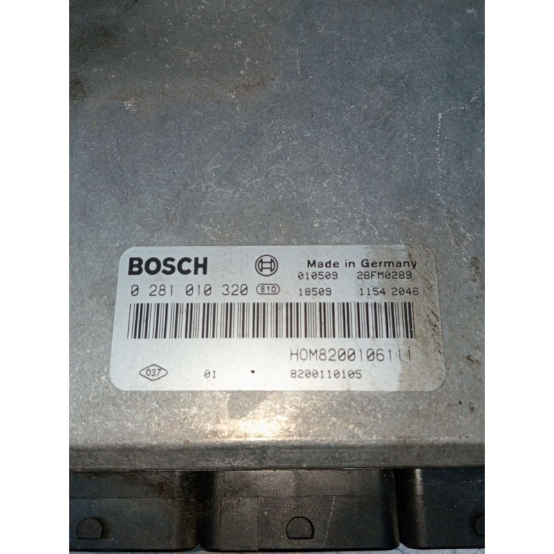 Recambio de centralita motor uce para renault master ii caja/chasis (ed/hd/ud) 2.2 dci 90 referencia OEM IAM 0281010320 H0M82001