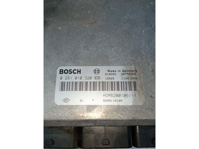 Recambio de centralita motor uce para renault master ii caja/chasis (ed/hd/ud) 2.2 dci 90 referencia OEM IAM 0281010320 H0M82001