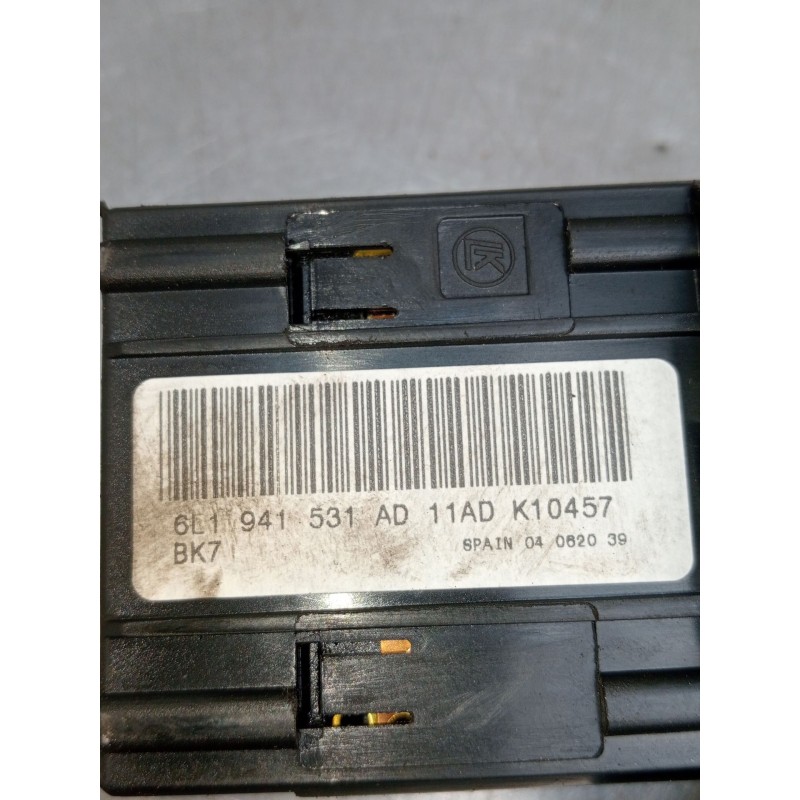 Recambio de mando luces para seat cordoba (6l2) 1.4 tdi referencia OEM IAM 6L1941531AD K10457 INTERRUPTOR 2002