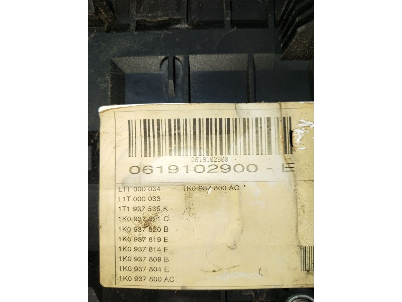 Recambio de caja reles / fusibles para volkswagen touran (1t1, 1t2) 2.0 tdi 16v referencia OEM IAM 1K0937800AC 0619102900E1T1937