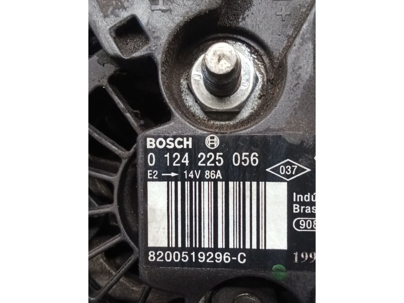 Recambio de alternador para renault twingo ii (cn0_) 1.2 (cn0d) referencia OEM IAM 0124225056 8200519296C 07