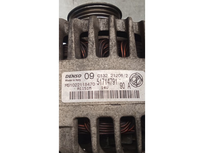 Recambio de alternador para fiat stilo (192_) 1.4 16v (192axh1b, 192bxh1b) referencia OEM IAM 51714791 MS1022118470 90A 06
