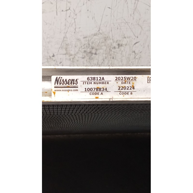 Recambio de radiador agua para renault master ii caja/chasis (ed/hd/ud) 2.2 dci 90 referencia OEM IAM 63812A  98