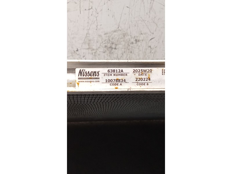 Recambio de radiador agua para renault master ii caja/chasis (ed/hd/ud) 2.2 dci 90 referencia OEM IAM 63812A  98