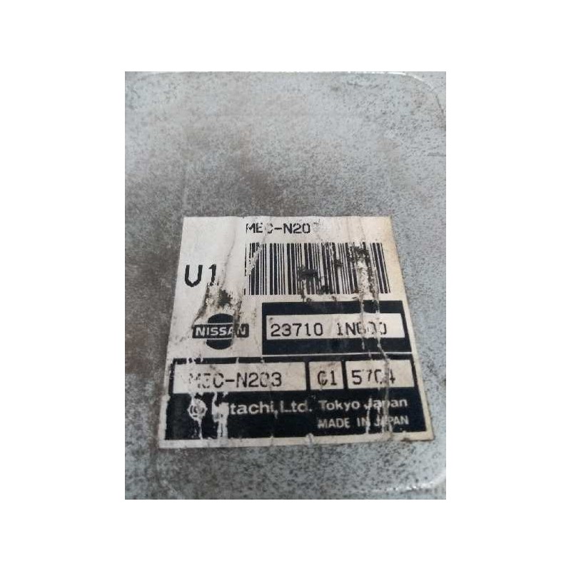 Recambio de centralita motor uce para nissan almera (n15) 1.6 16v cat referencia OEM IAM 237101N600 MECN203 U1