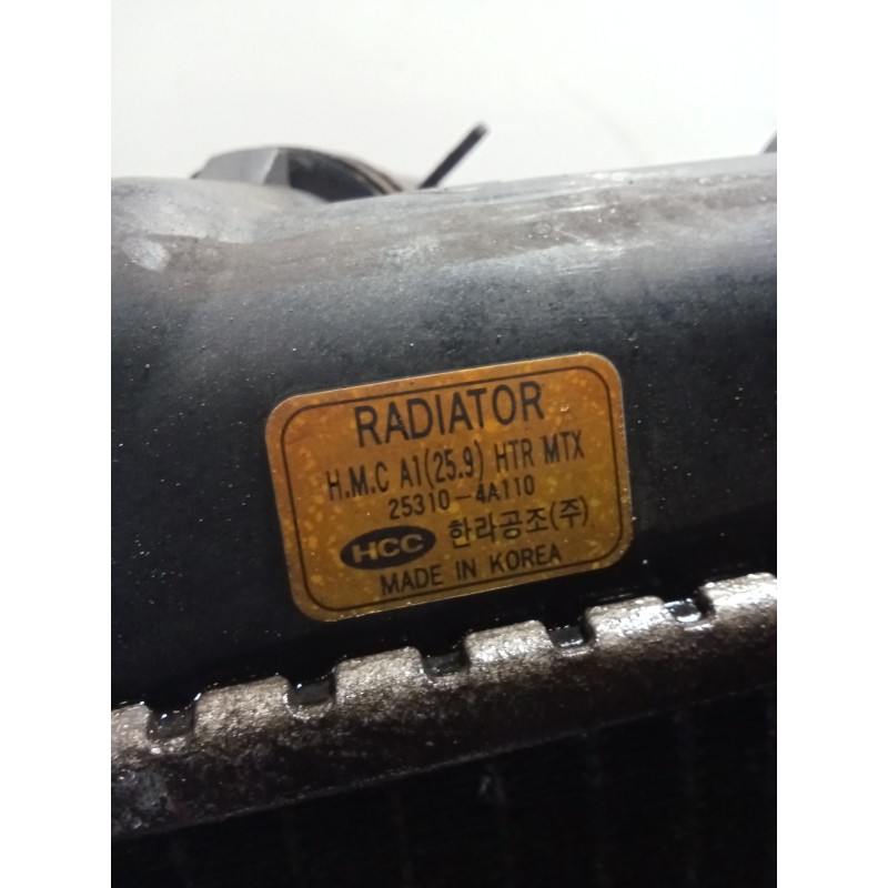 Recambio de radiador agua para hyundai h-1 / starex autobús (a1) 2.5 crdi referencia OEM IAM 253104A110  