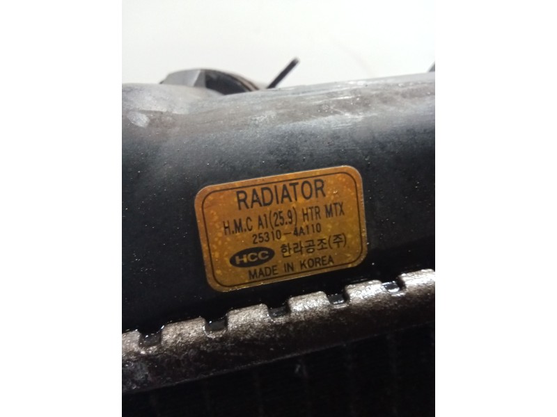 Recambio de radiador agua para hyundai h-1 / starex autobús (a1) 2.5 crdi referencia OEM IAM 253104A110  
