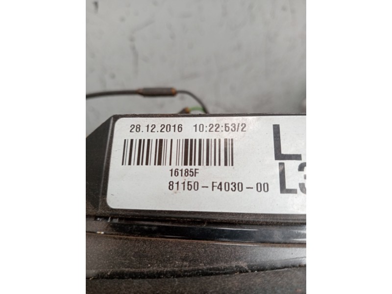 Recambio de faro izquierdo para toyota c-hr (_x1_) 1.8 hybrid (zyx10_, zyx11_) referencia OEM IAM 16185F 81150F403000 OJO VER FO