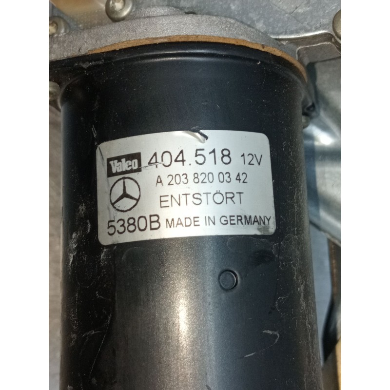 Recambio de motor limpia delantero para mercedes-benz clase c (w203) c 220 cdi (203.006) referencia OEM IAM A2038200342 404518 2