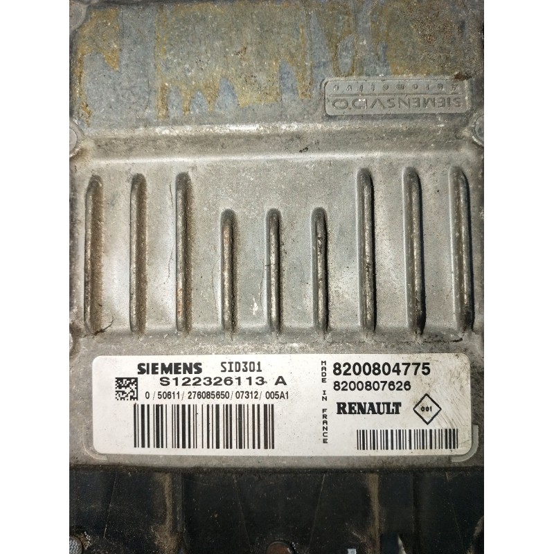 Recambio de centralita motor uce para renault scénic ii (jm0/1_) 1.5 dci (jm1e, jm16) referencia OEM IAM 8200804775 8200807626 S