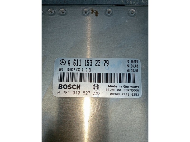 Recambio de centralita motor uce para mercedes-benz clase c (w203) c 220 cdi (203.006) referencia OEM IAM A6111532379 0281010527
