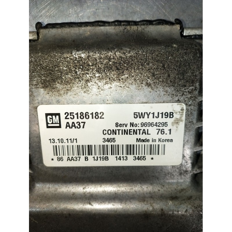 Recambio de centralita motor uce para chevrolet cruze (j300) 1.8 referencia OEM IAM 5WY1J19B 96964295 25186182AA37 2009