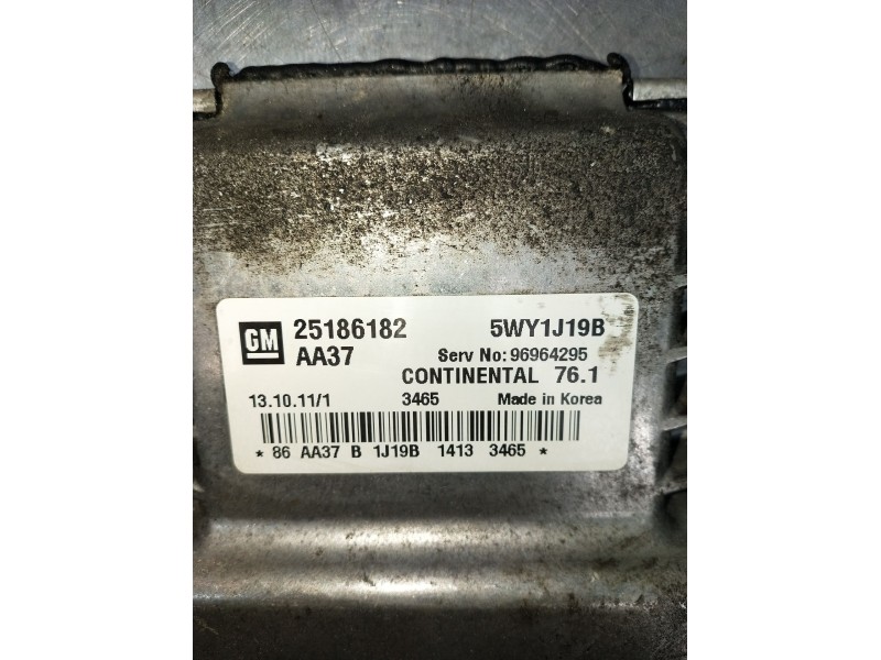Recambio de centralita motor uce para chevrolet cruze (j300) 1.8 referencia OEM IAM 5WY1J19B 96964295 25186182AA37 2009