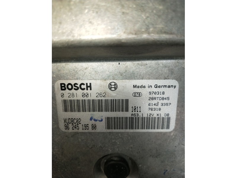 Recambio de centralita motor uce para citroën xantia (x1_, x2_) 1.9 turbo d referencia OEM IAM 0281001262 9624519580 28RTD845 XU