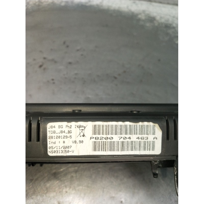 Recambio de cuadro instrumentos para renault scénic ii (jm0/1_) 1.5 dci (jm1e, jm16) referencia OEM IAM P8200704463A 2812011295 