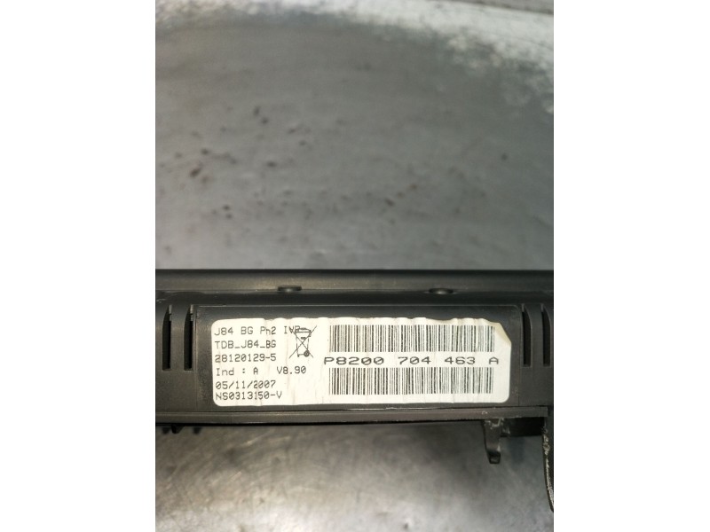 Recambio de cuadro instrumentos para renault scénic ii (jm0/1_) 1.5 dci (jm1e, jm16) referencia OEM IAM P8200704463A 2812011295 