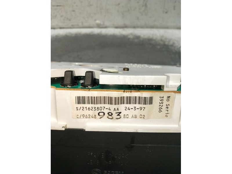 Recambio de cuadro instrumentos para citroën xantia (x1_, x2_) 1.9 turbo d referencia OEM IAM 9624898380 216238074AA 1993