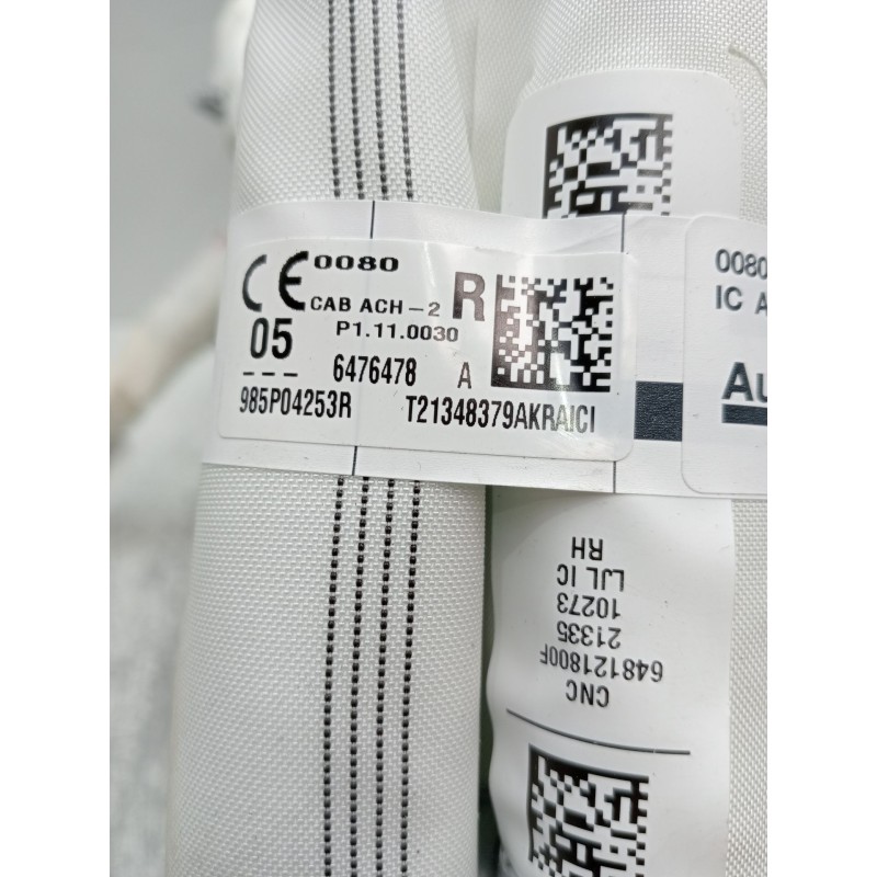 Recambio de airbag cortina delantero derecho para renault arkana i (lcm_, ldn_) 1.6 e-tech 145 (ldmu) referencia OEM IAM 985P042