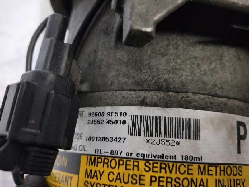 Recambio de compresor aire acondicionado para nissan almera (n16/e) 1.5 16v cat referencia OEM IAM 926009F510 2J55245010 2J552