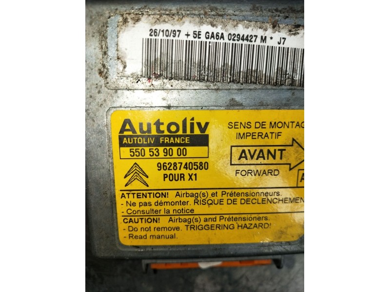 Recambio de kit airbag para citroën xantia (x1_, x2_) 1.9 turbo d referencia OEM IAM 550539000  1993