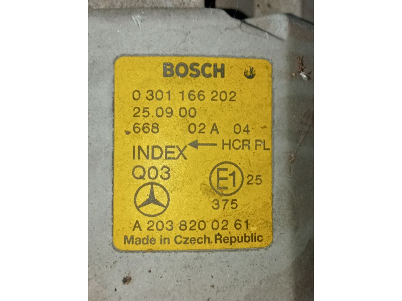 Recambio de faro derecho para mercedes-benz clase c (w203) c 220 cdi (203.006) referencia OEM IAM 0301166202 A2038200261 2000