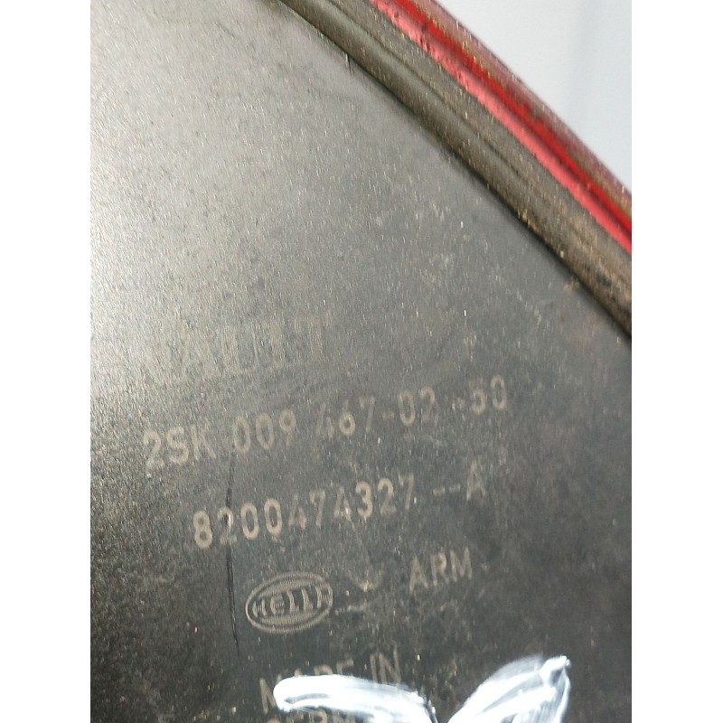 Recambio de piloto trasero derecho para renault scénic ii (jm0/1_) 1.5 dci (jm1e, jm16) referencia OEM IAM 8200474327A  2006