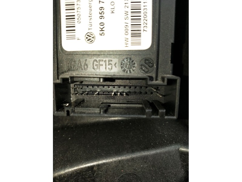 Recambio de elevalunas delantero derecho para volkswagen golf vi (5k1) 1.6 tdi referencia OEM IAM 5K1837730T 5P 5K0837462D 2009