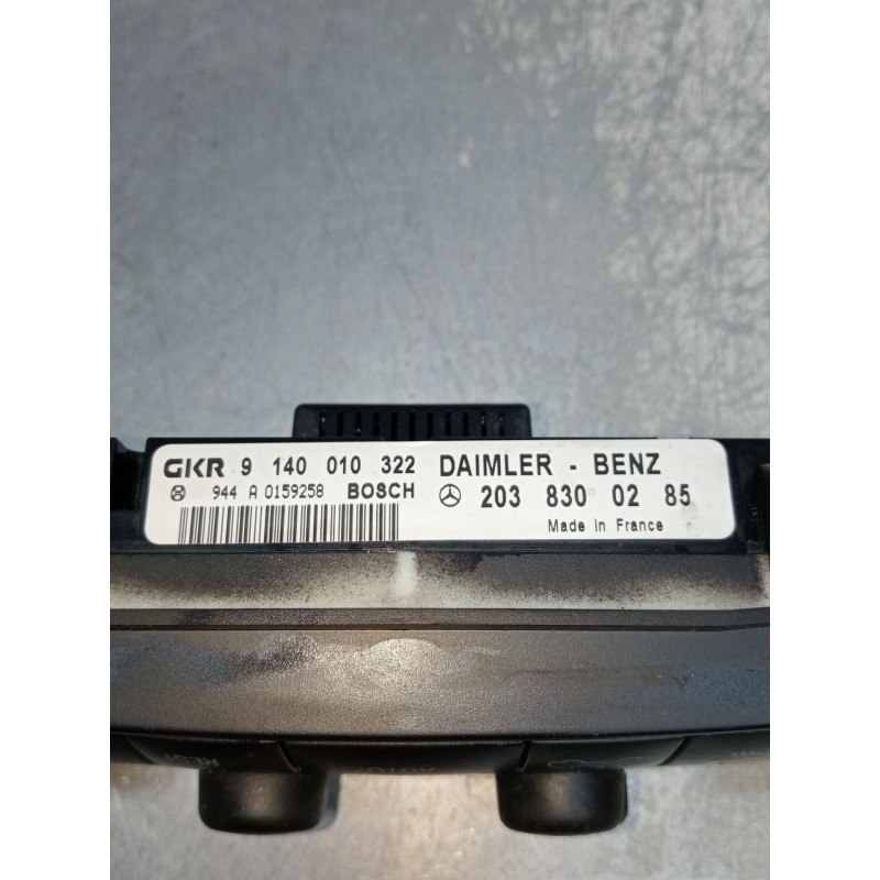 Recambio de mando calefaccion / aire acondicionado para mercedes-benz clase c (w203) c 220 cdi (203.006) referencia OEM IAM 2038