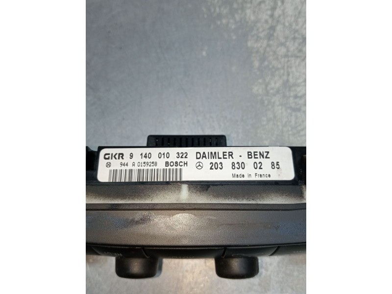Recambio de mando calefaccion / aire acondicionado para mercedes-benz clase c (w203) c 220 cdi (203.006) referencia OEM IAM 2038