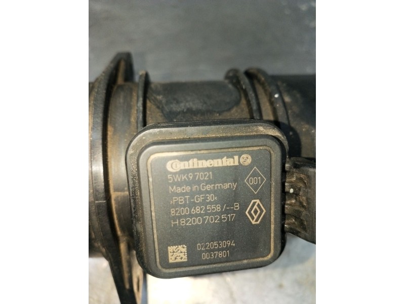 Recambio de caudalimetro para renault laguna iii (bt0/1) 1.5 dci (bt00, bt0a, bt0t, bt1j) referencia OEM IAM 8200682558 5WK97021
