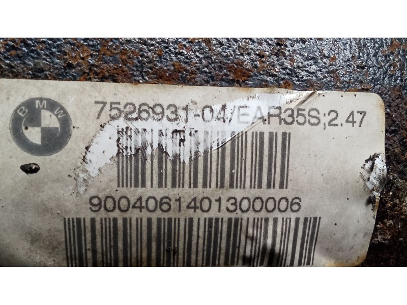 Recambio de diferencial trasero para bmw 5 (e60) 530 d referencia OEM IAM 7502965 752693104 R:2.47 03