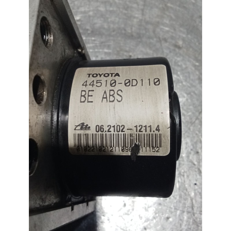 Recambio de abs para toyota yaris (_p9_) 1.0 vvt-i (ksp90_) referencia OEM IAM 06210956223 28570087033 05445100D110 06210212114