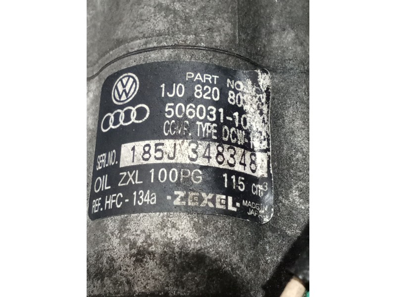 Recambio de compresor aire acondicionado para audi a3 (8l1) 1.6 referencia OEM IAM 1J0820805 18EJ48348 50603110