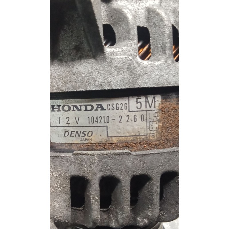 Recambio de alternador para honda accord viii (cu) 2.2 i-dtec (cu3) referencia OEM IAM 1042102260  08
