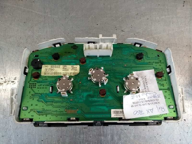 Recambio de cuadro instrumentos para nissan micra (k12e) 1.2 cat referencia OEM IAM AX760 3929309 60