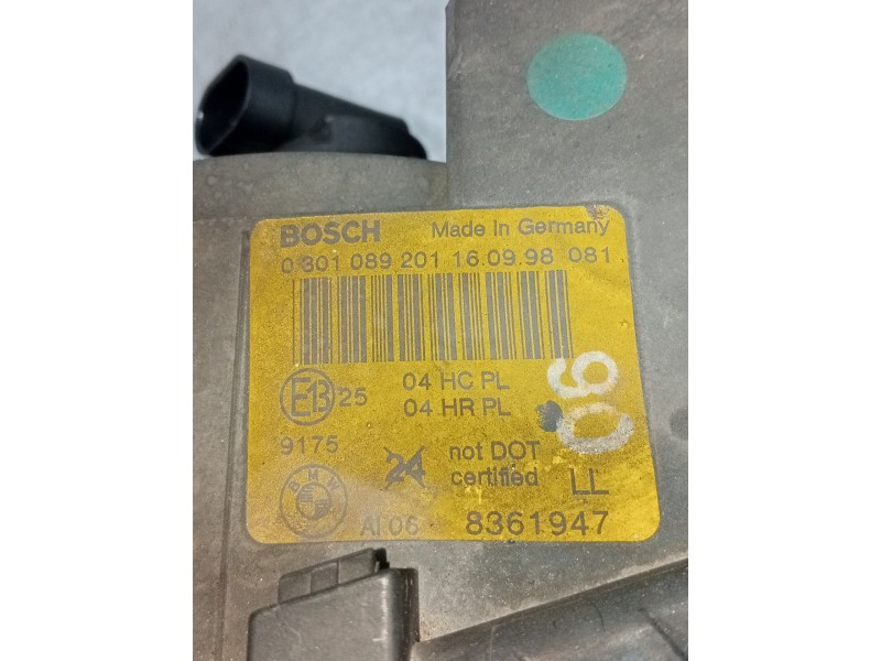 Recambio de faro izquierdo para bmw 3 (e46) 320 d referencia OEM IAM 0301089201 8361947 1998 BERLINA