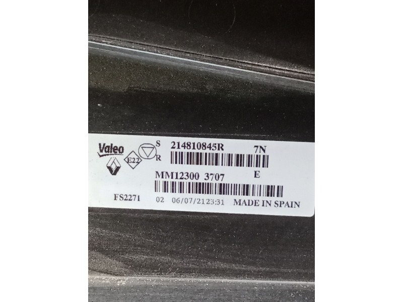 Recambio de electroventilador para renault arkana i (lcm_, ldn_) 1.6 e-tech 145 (ldmu) referencia OEM IAM 214810845R MMI23003707