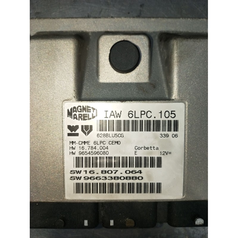 Recambio de centralita motor uce para peugeot 207/207+ (wa_, wc_) 1.4 16v referencia OEM IAM 9663380880 9654596080 628BLU5CG 200