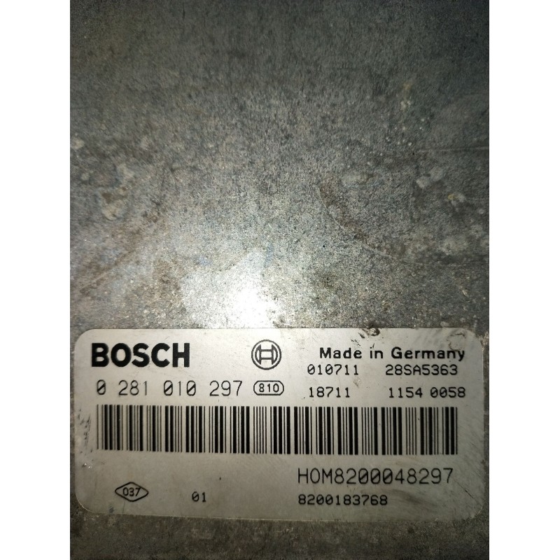 Recambio de centralita motor uce para renault laguna ii (bg0/1_) 1.9 dci (bg08, bg0g) referencia OEM IAM 0281010297 H0M820004829