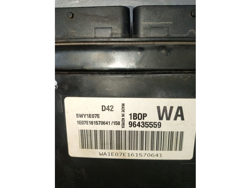 Recambio de centralita motor uce para chevrolet aveo / kalos hatchback (t250, t255) 1.2 referencia OEM IAM 96435559 5WY1E07E WA1
