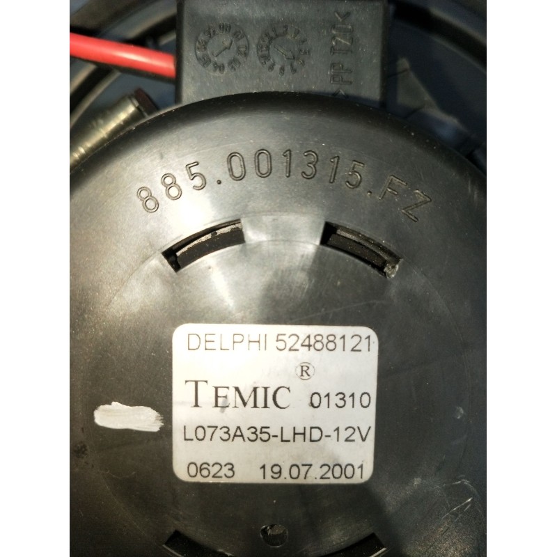 Recambio de motor calefaccion para renault laguna ii (bg0/1_) 1.9 dci (bg08, bg0g) referencia OEM IAM L073A35LH 52488121 2002