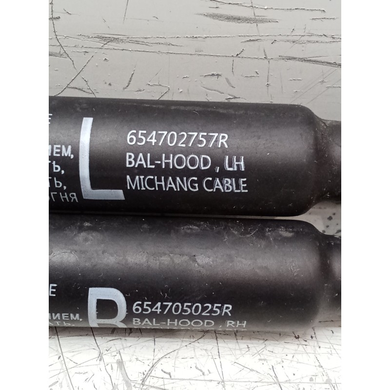 Recambio de amortiguadores capo para renault arkana i (lcm_, ldn_) 1.6 e-tech 145 (ldmu) referencia OEM IAM 654702757R 654705025